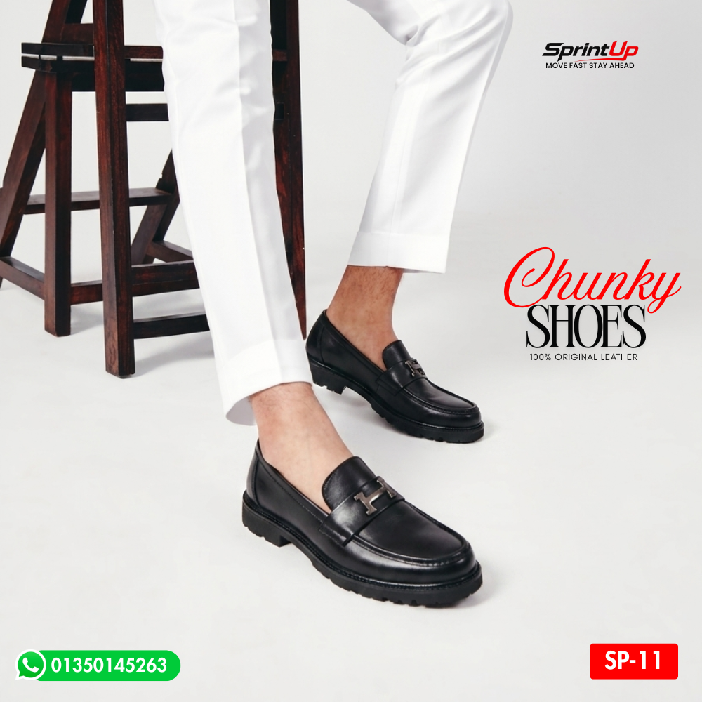 100% Original Leather Premium Quality CHUNKY Shoe SP-11
